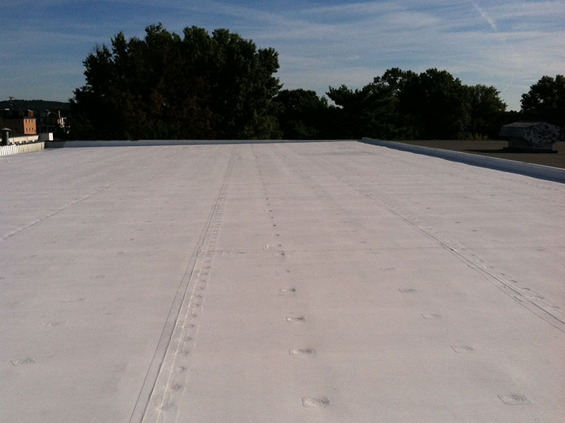 low slope roof