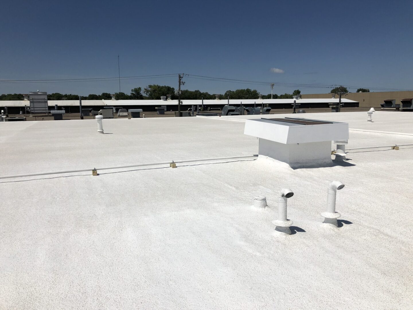 roof area with quality insulation
